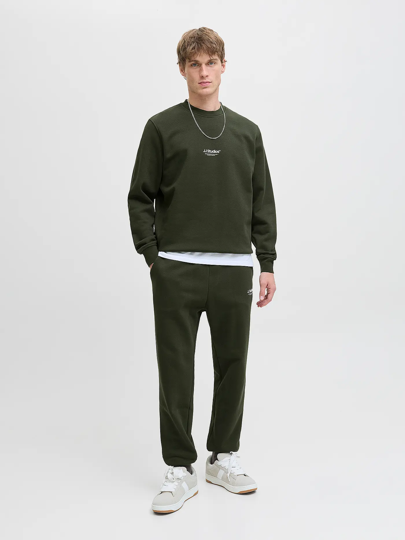 JACK & JONES | Sweater JJESOHO | olive