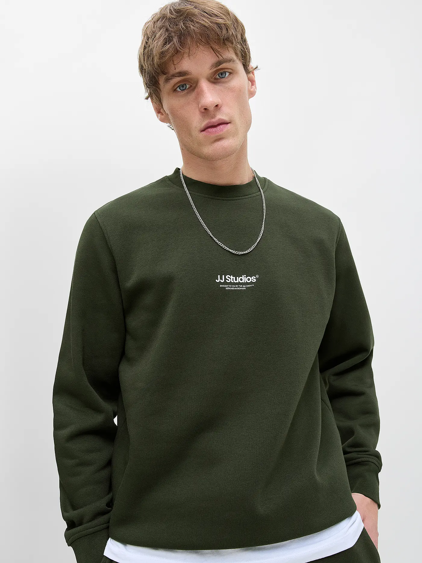 JACK & JONES | Sweater JJESOHO | olive