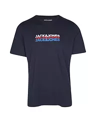 JACK & JONES | T-Shirt JJCYBER | Dunkelblau