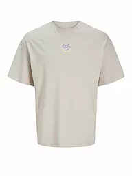 JACK & JONES | T-Shirt JJEAMES | beige