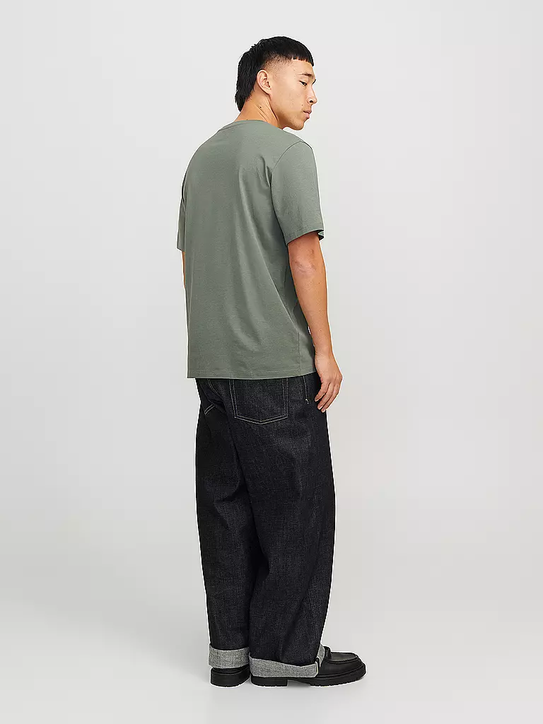 JACK & JONES | T-Shirt JJEORGANIC | hellgrau