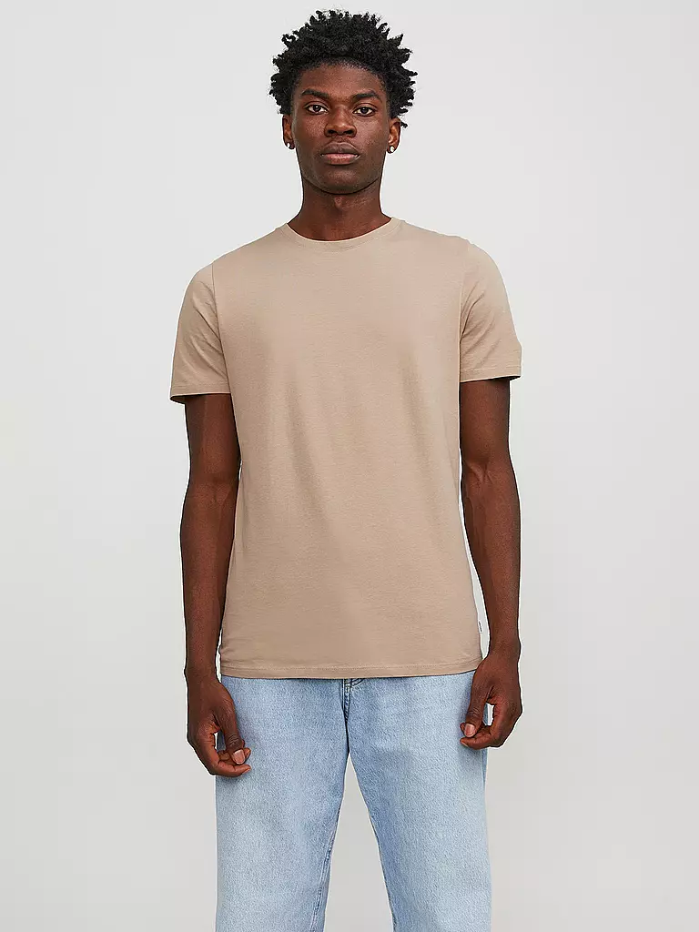 JACK & JONES | T-Shirt JJEORGANIC | hellgrau