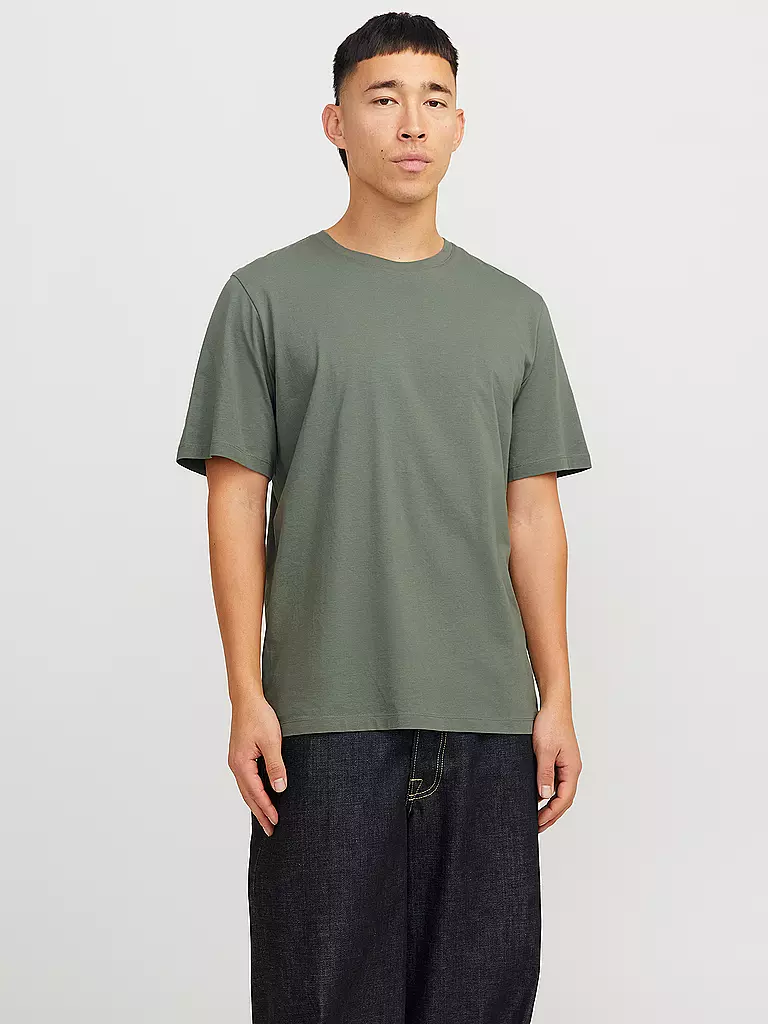 JACK & JONES | T-Shirt JJEORGANIC | hellgrau