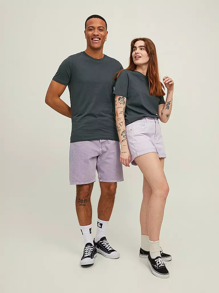 JACK & JONES | T-Shirt JJEORGANIC | hellgrau