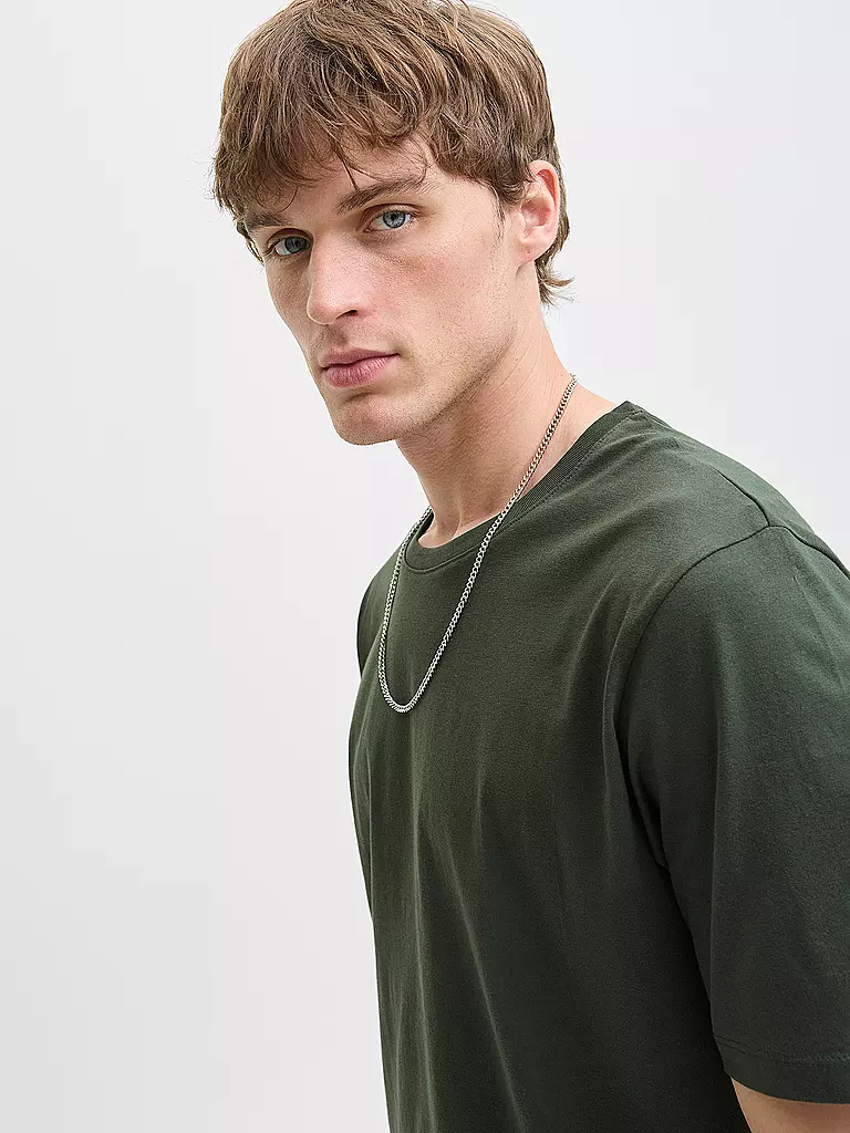 JACK & JONES | T-Shirt JJEORGANIC | hellbraun