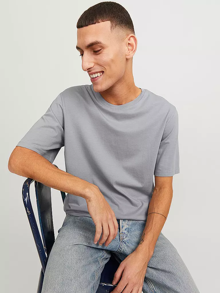 JACK & JONES | T-Shirt JJEORGANIC | dunkelblau