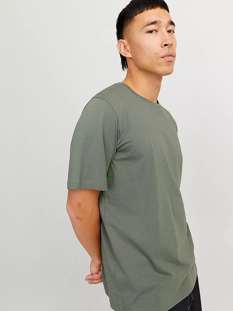 JACK & JONES | T-Shirt JJEORGANIC | hellgrau