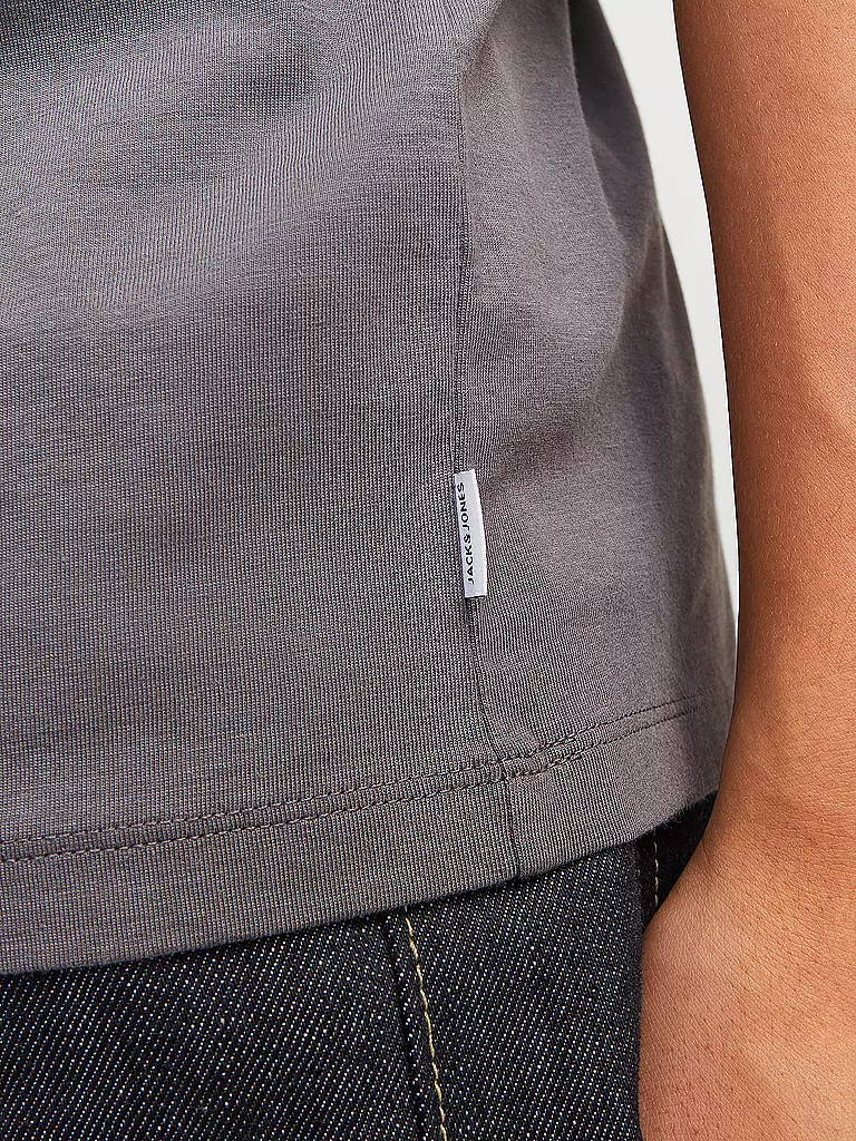 JACK & JONES | T-Shirt JJEORGANIC | hellgrau