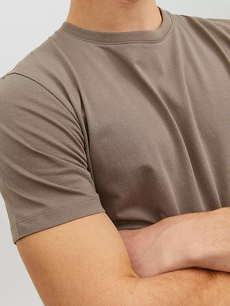 JACK & JONES | T-Shirt JJEORGANIC | Braun