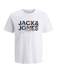 JACK & JONES | T-Shirt JJGEPLAS | weiss