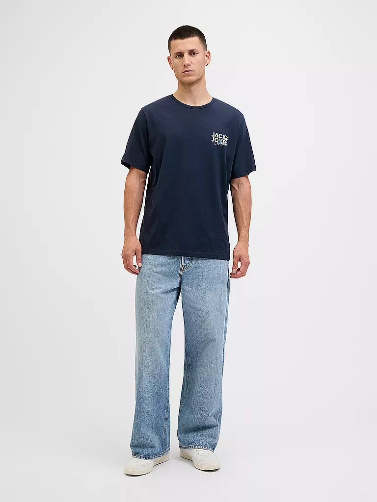 JACK & JONES | T-Shirt JJGEPLAS | dunkelblau