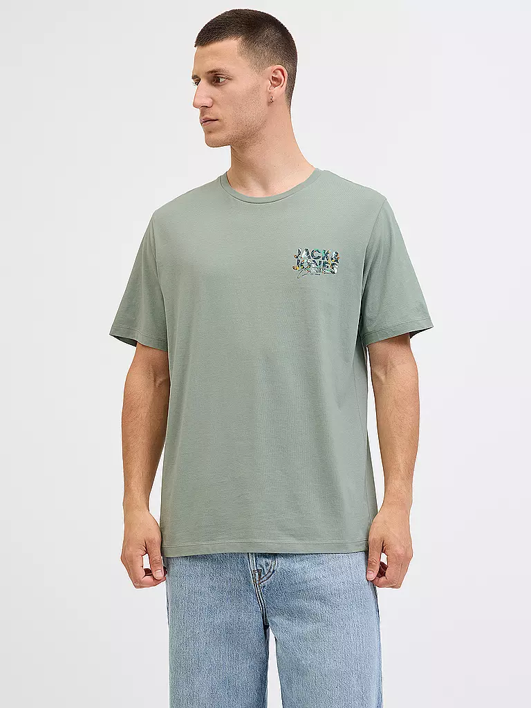 JACK & JONES | T-Shirt JJGEPLAS | dunkelblau