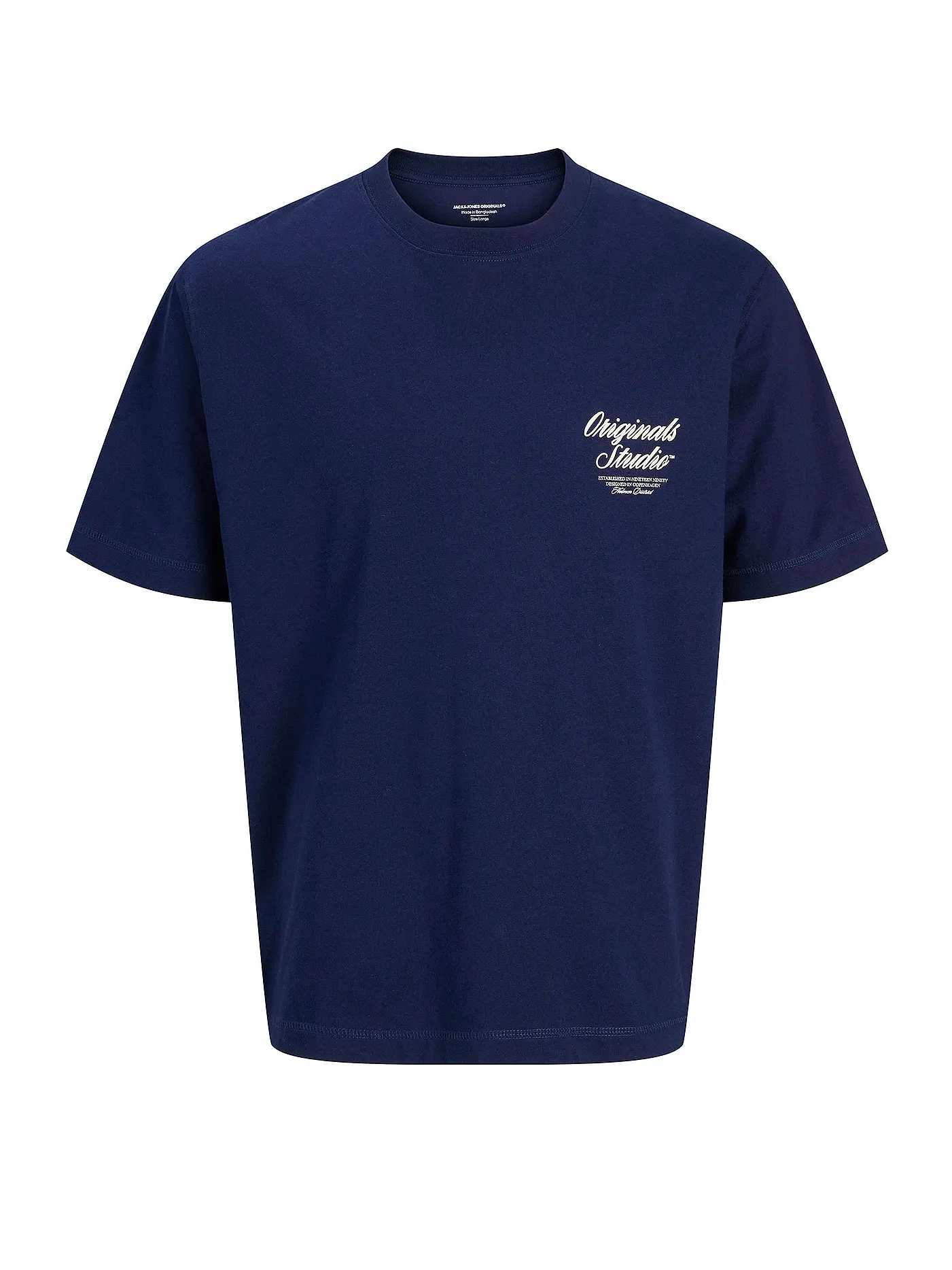 JACK & JONES | T-Shirt JORNORREBRO  | dunkelblau