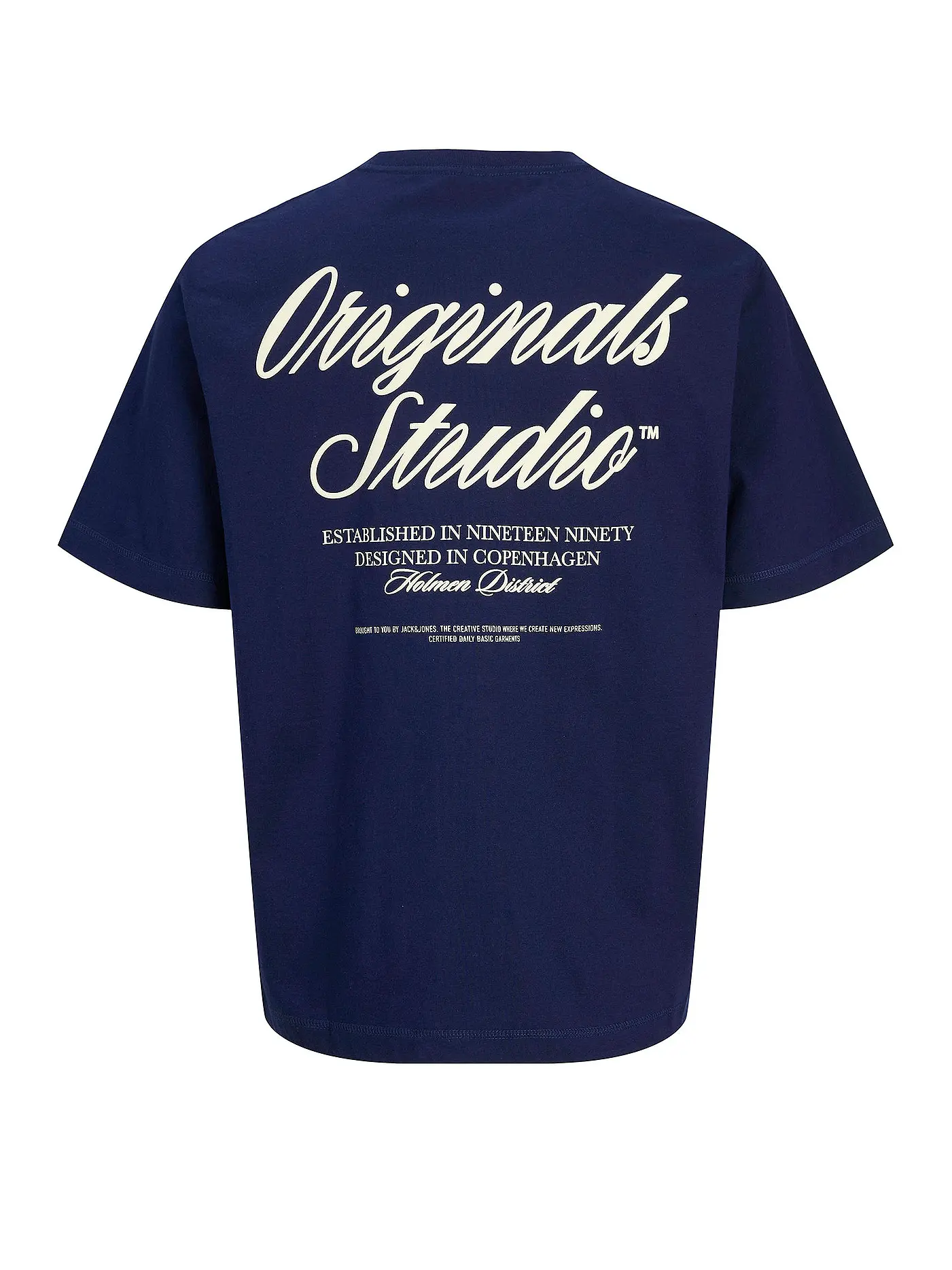 JACK & JONES | T-Shirt JORNORREBRO  | dunkelblau