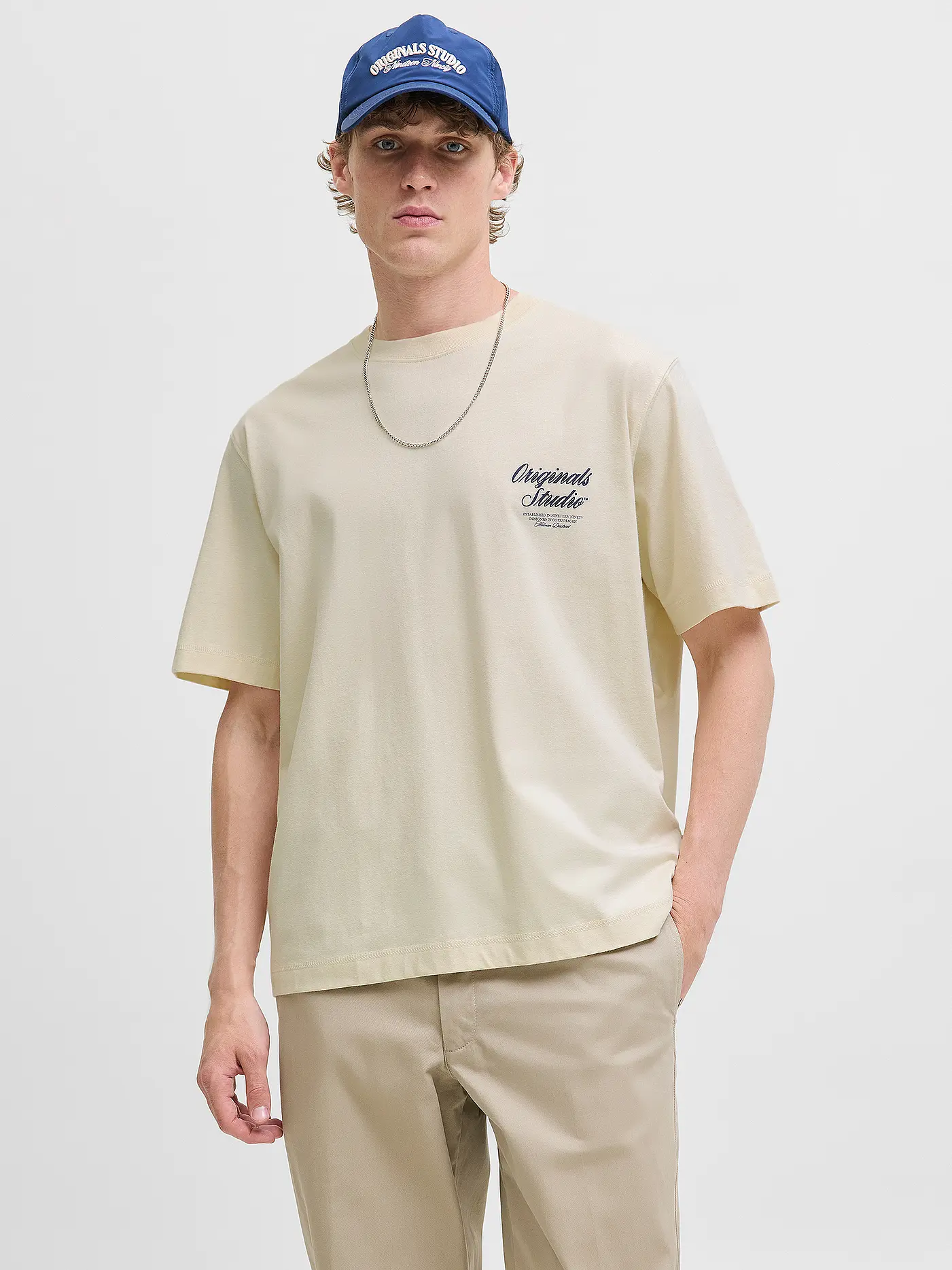 JACK & JONES | T-Shirt JORNORREBRO  | weiss