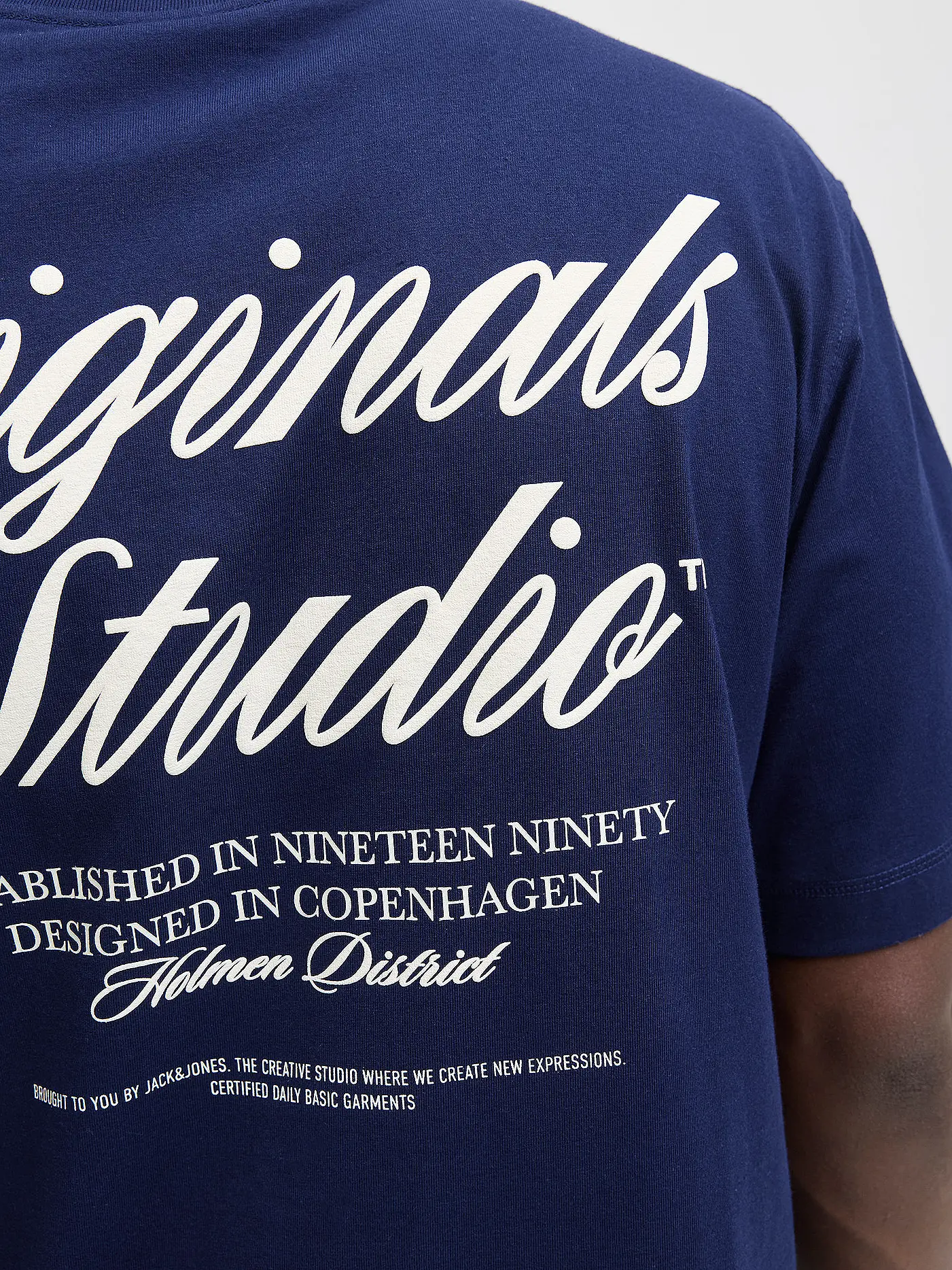 JACK & JONES | T-Shirt JORNORREBRO  | dunkelblau