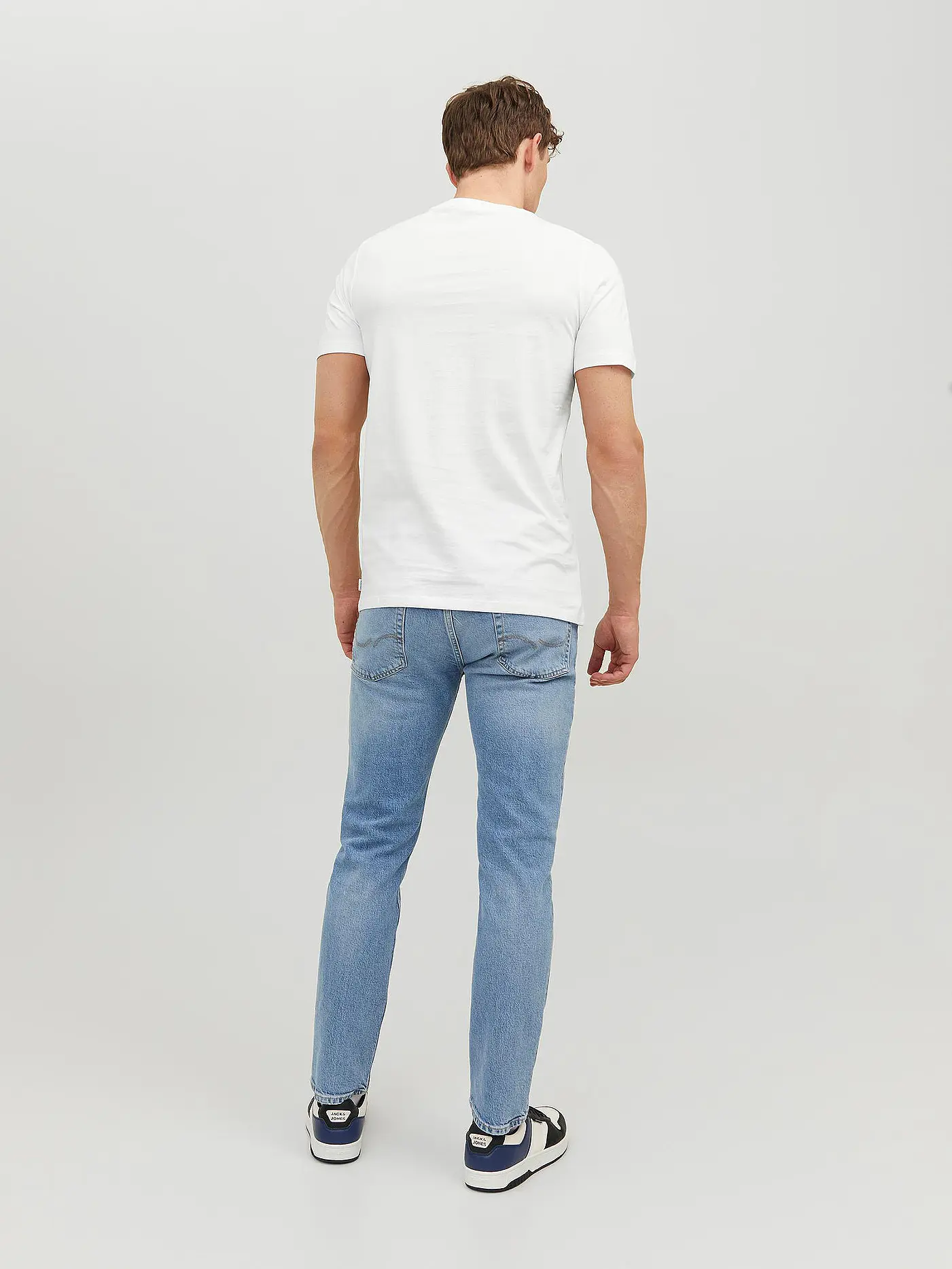 JACK & JONES | T-Shirt Slim Fit JJEORGANIC | weiss