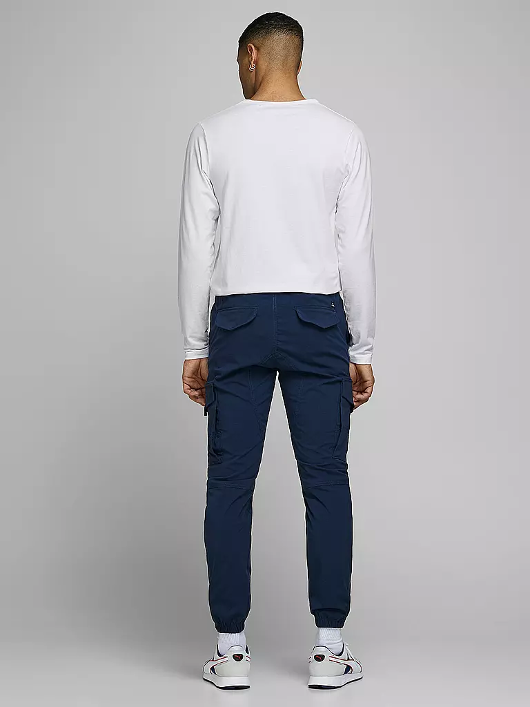 JACK & JONES | Basic Langarmshirt | weiss