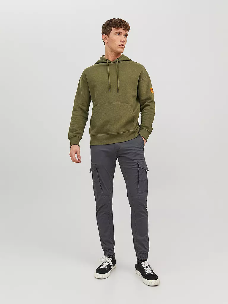 JACK & JONES | Cargohose "JJIPAUL JJFLAKE" | grau