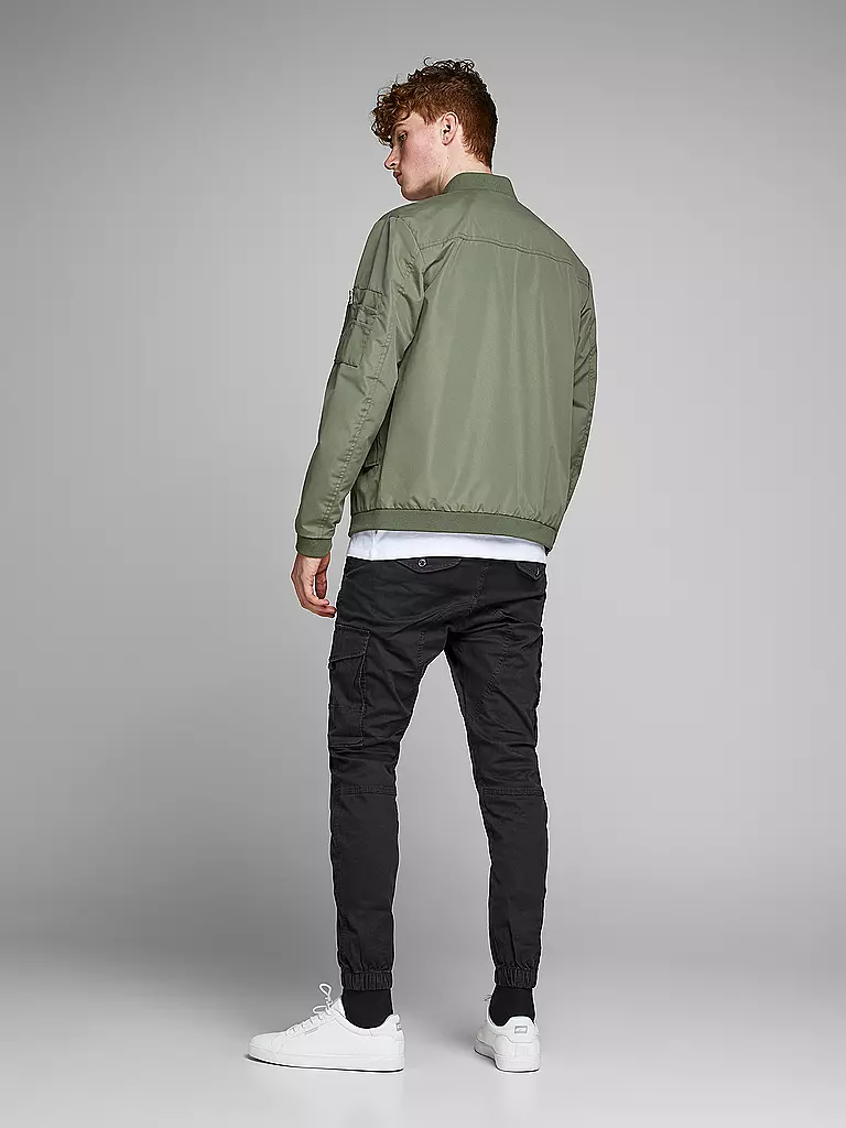 JACK & JONES | Cargohose "JJIPAUL JJFLAKE" | schwarz