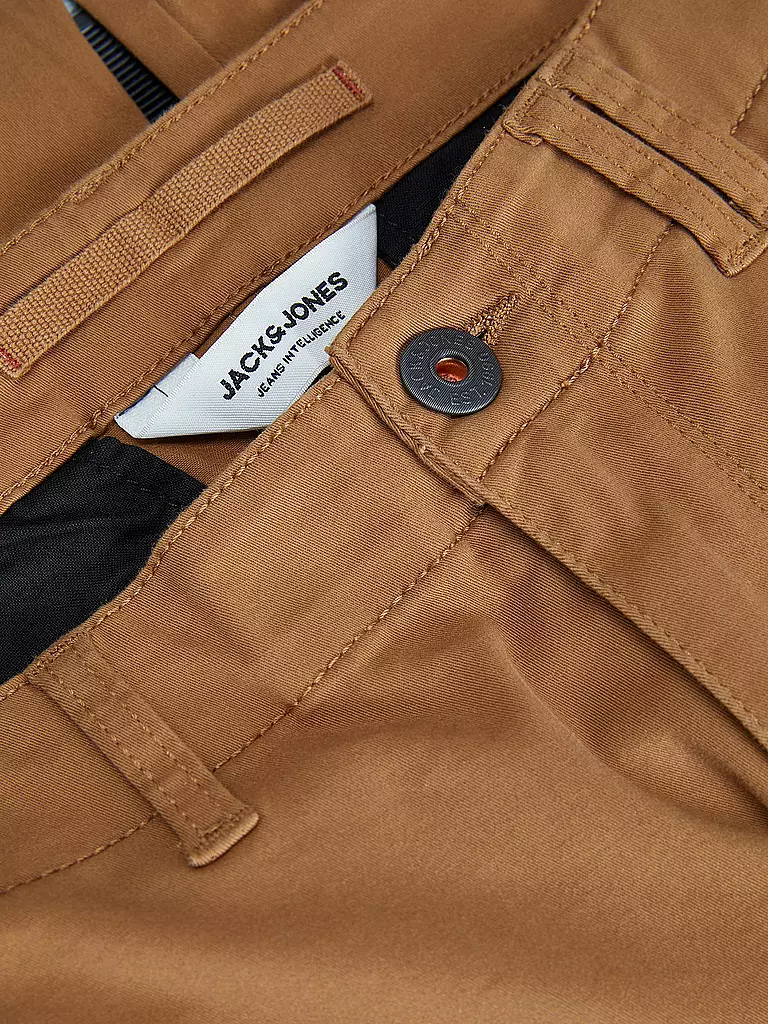 JACK & JONES | Cargohose JJFLAKE | hellbraun