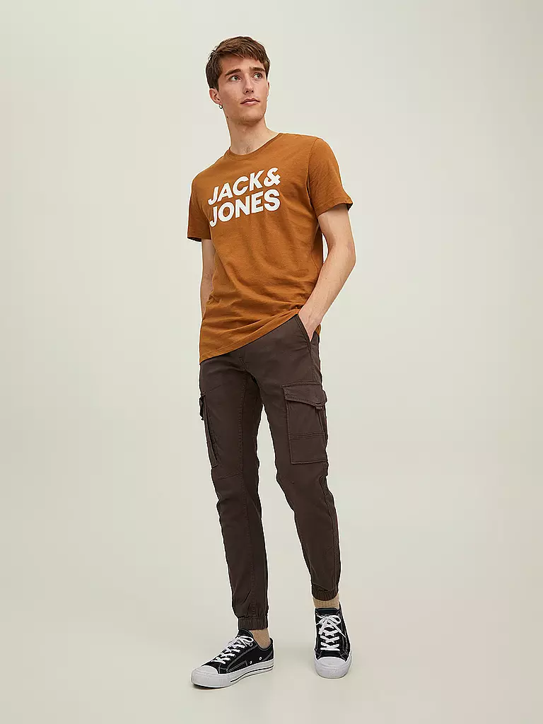 JACK & JONES | Cargohose JPSTPAUL JJFLAKE | braun