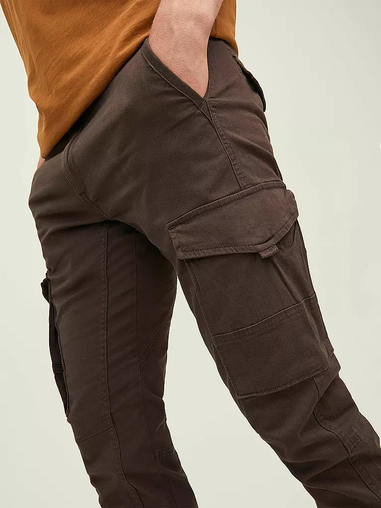 JACK & JONES | Cargohose JPSTPAUL JJFLAKE | braun