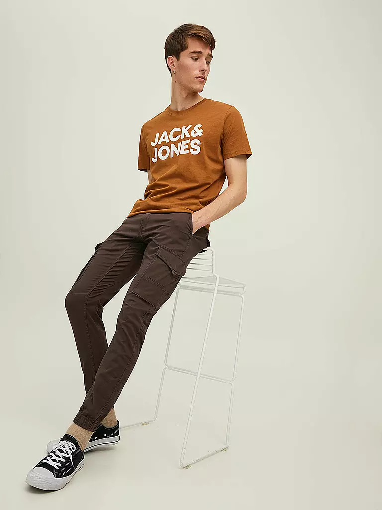 JACK & JONES | Cargohose JPSTPAUL JJFLAKE | braun