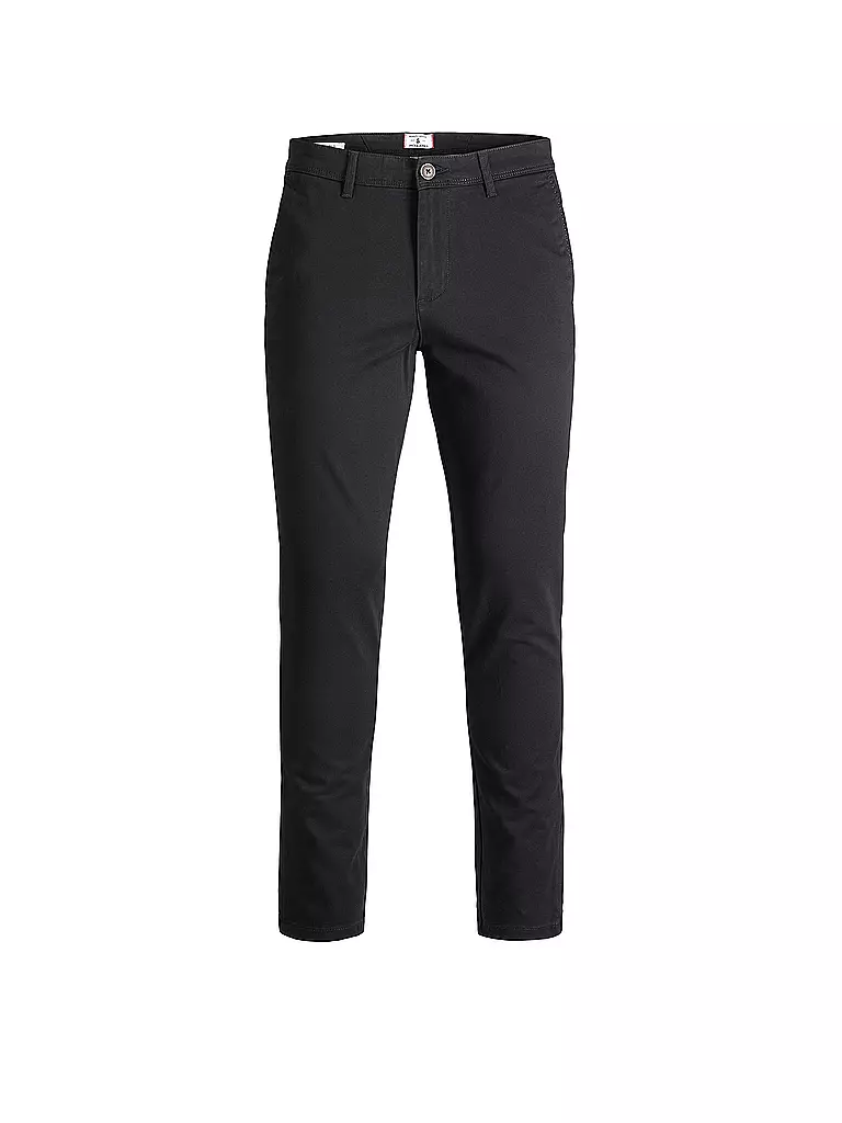 JACK & JONES | Chino Slim Fit JPSTMARCO  | schwarz