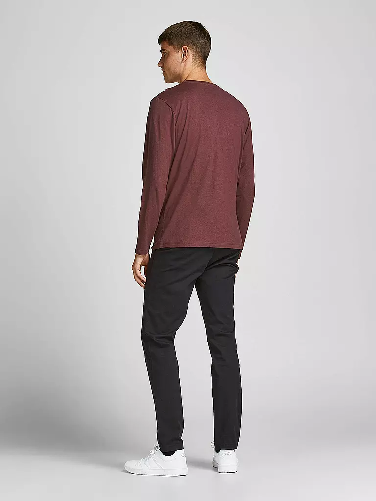 JACK & JONES | Chino Slim Fit JPSTMARCO  | schwarz