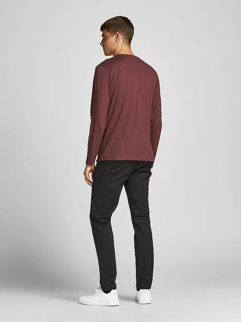 JACK & JONES | Chino Slim Fit JPSTMARCO  | schwarz