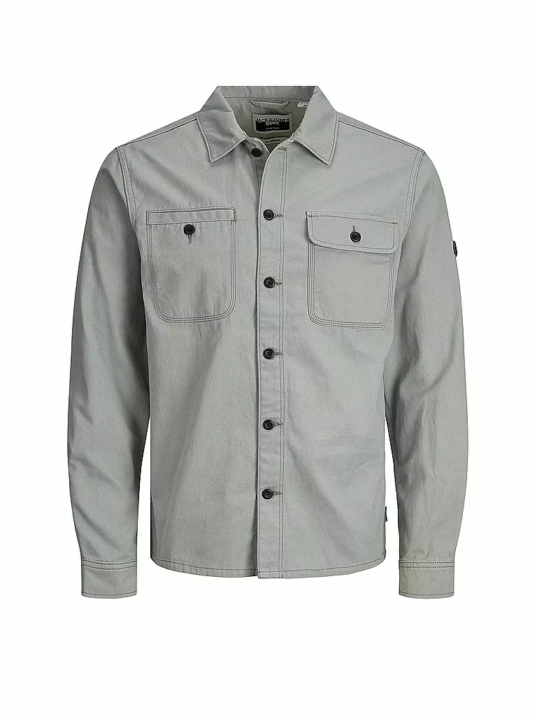 JACK & JONES | Hemd - Overshirt JCOBEN  | grau