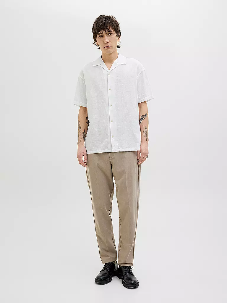 JACK & JONES | Hemd Regular Fit JJESUMMER RESORT | weiss