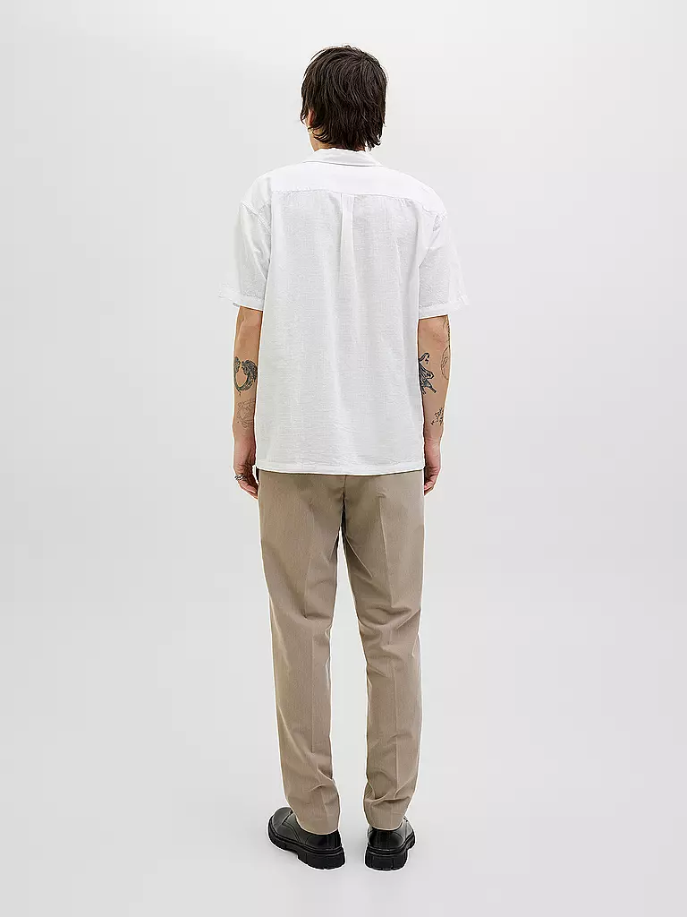 JACK & JONES | Hemd Regular Fit JJESUMMER RESORT | weiss