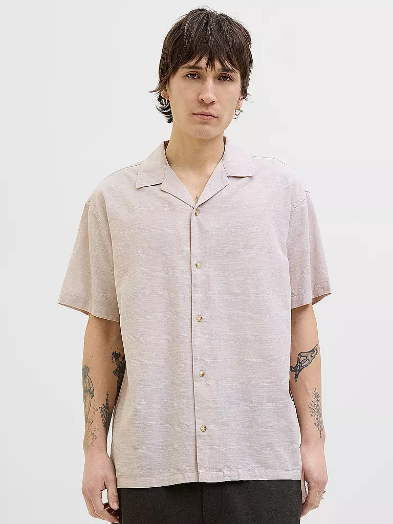 JACK & JONES | Hemd Regular Fit JJESUMMER RESORT | beige