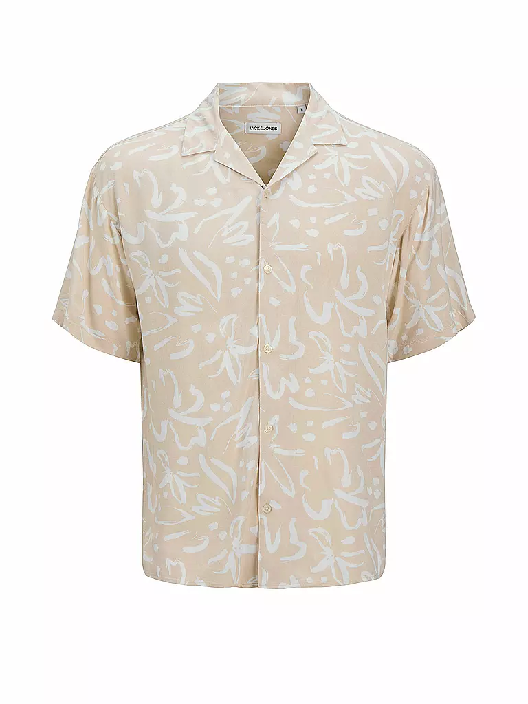 JACK & JONES | Hemd Regular Fit JJJEFF MONOCHROME | beige