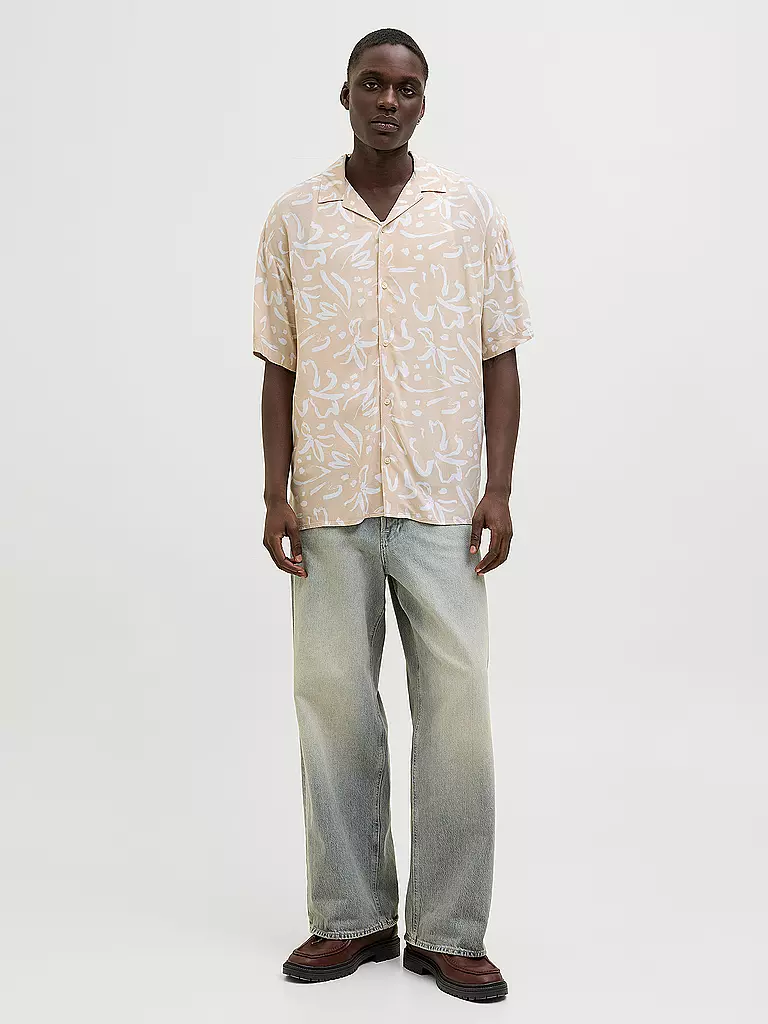 JACK & JONES | Hemd Regular Fit JJJEFF MONOCHROME | beige