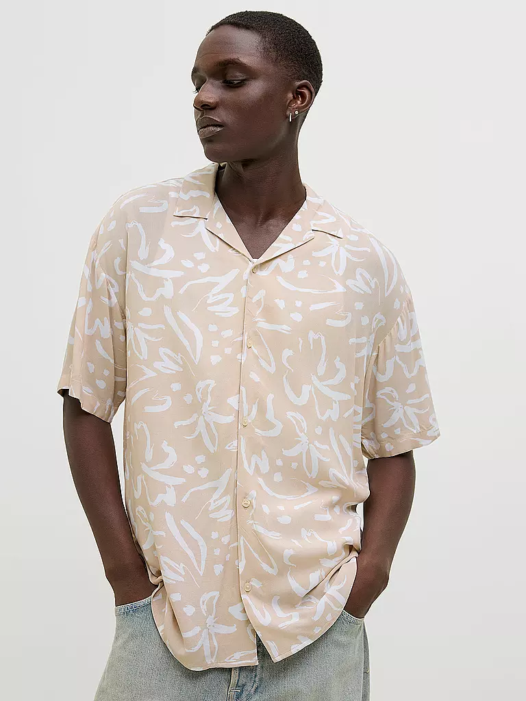 JACK & JONES | Hemd Regular Fit JJJEFF MONOCHROME | beige