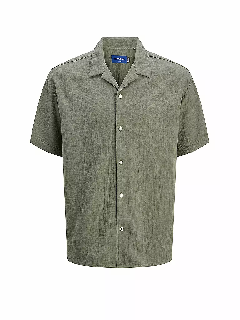 JACK & JONES | Hemd Regular Fit JOREASTER PATRAS | olive