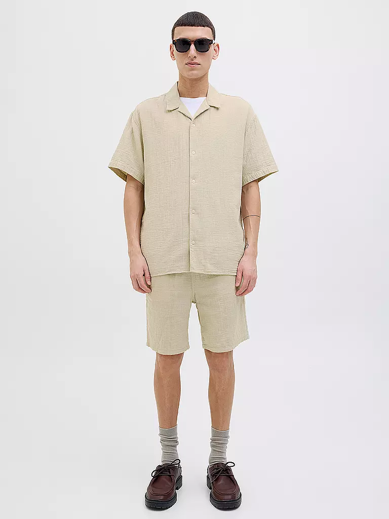 JACK & JONES | Hemd Regular Fit JOREASTER PATRAS | beige