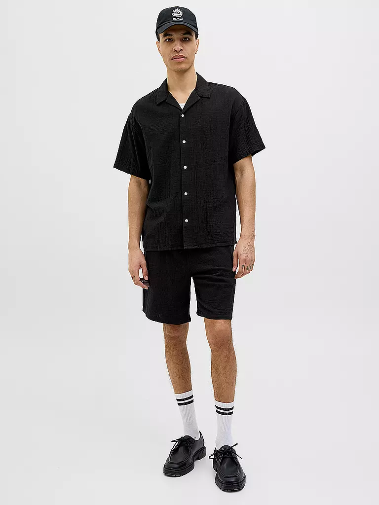 JACK & JONES | Hemd Regular Fit JOREASTER PATRAS | schwarz