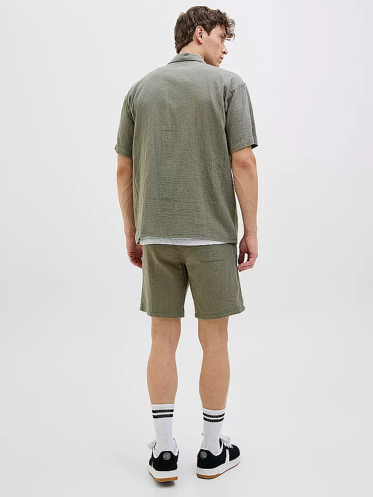 JACK & JONES | Hemd Regular Fit JOREASTER PATRAS | olive
