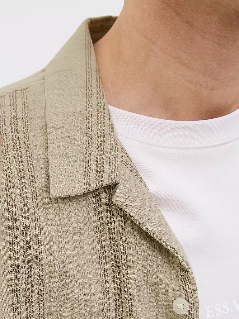 JACK & JONES | Hemd Regular Fit JOREASTER PATRAS | camel