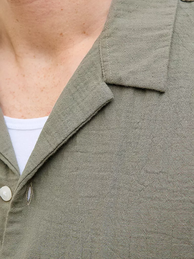 JACK & JONES | Hemd Regular Fit JOREASTER PATRAS | olive