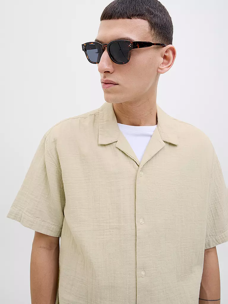 JACK & JONES | Hemd Regular Fit JOREASTER PATRAS | beige