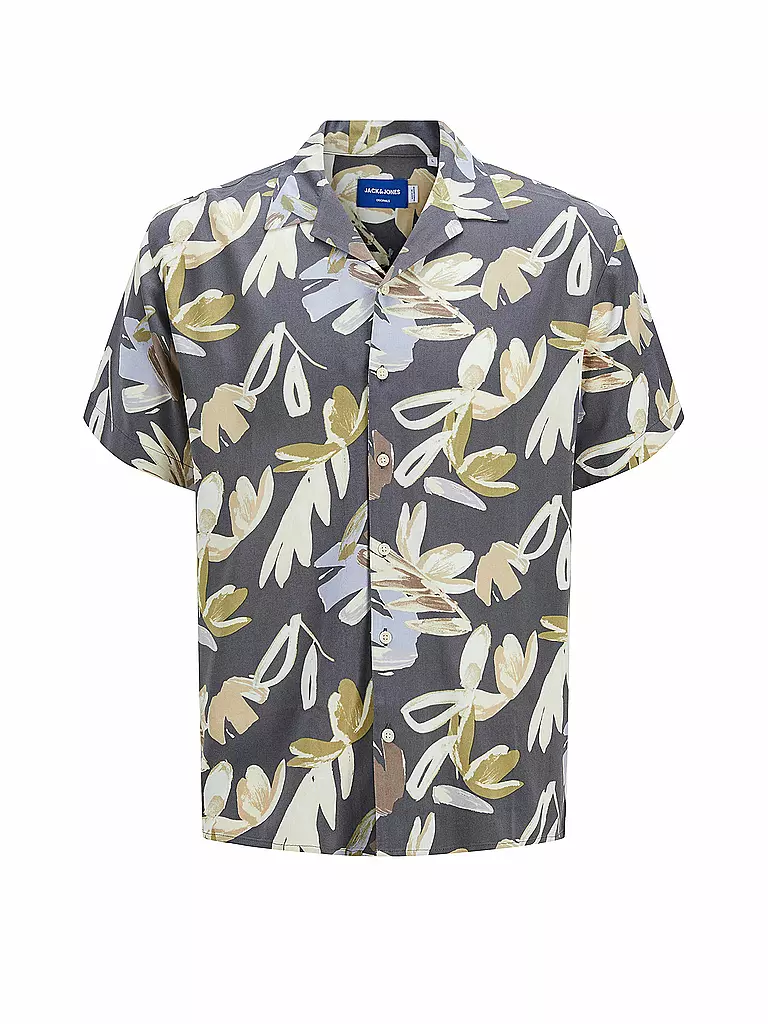 JACK & JONES | Hemd Regular Fit JORLUKE VARENNA | grau