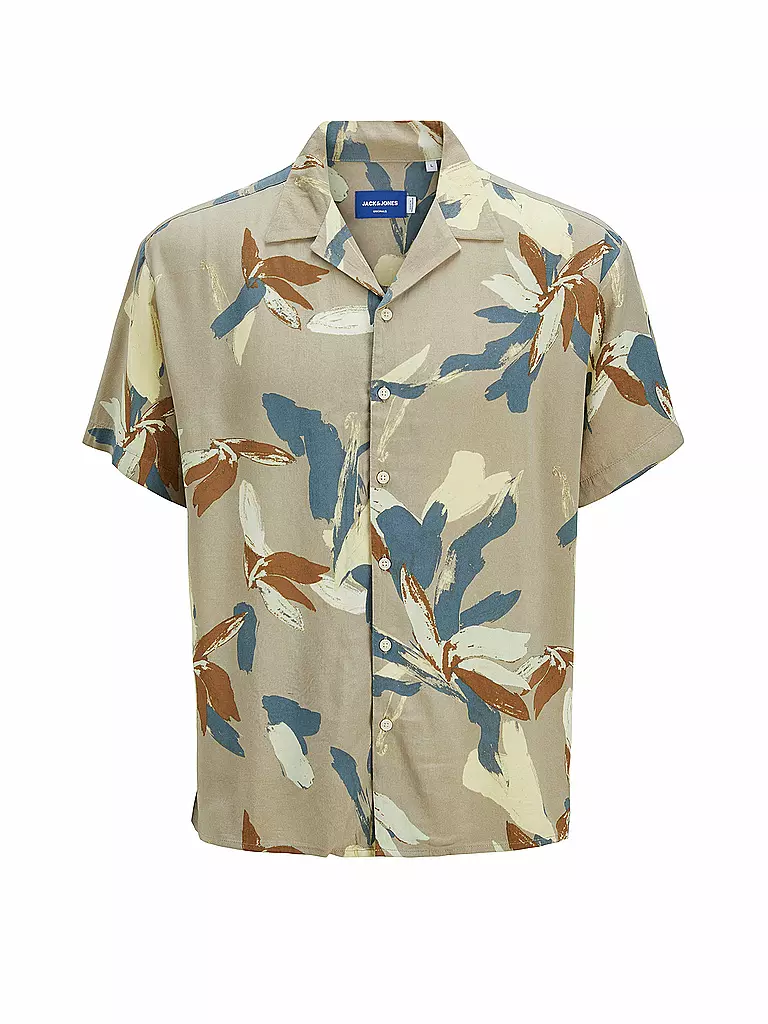 JACK & JONES | Hemd Regular Fit JORLUKE VARENNA | beige