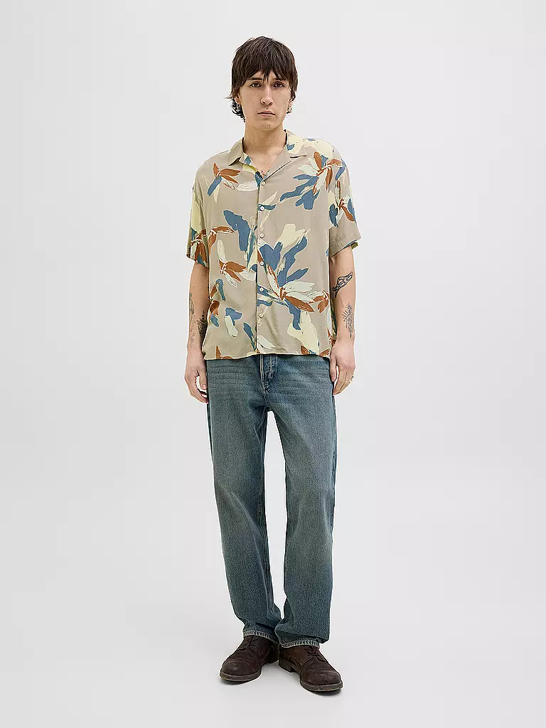 JACK & JONES | Hemd Regular Fit JORLUKE VARENNA | beige