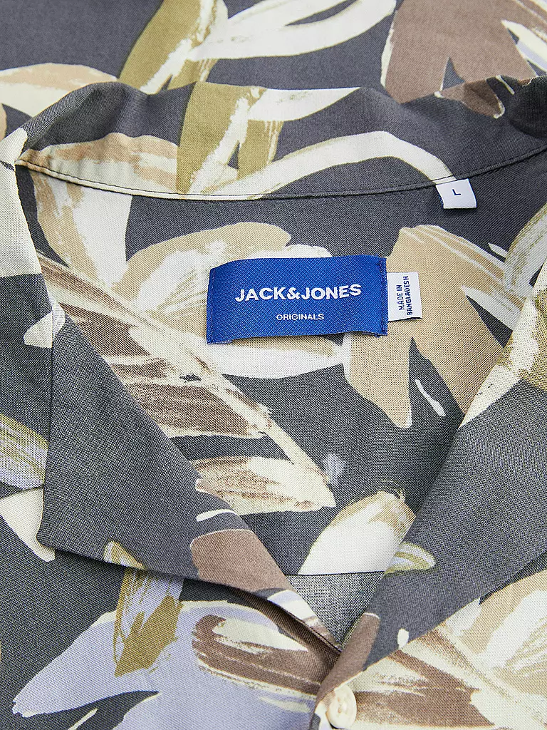JACK & JONES | Hemd Regular Fit JORLUKE VARENNA | grau