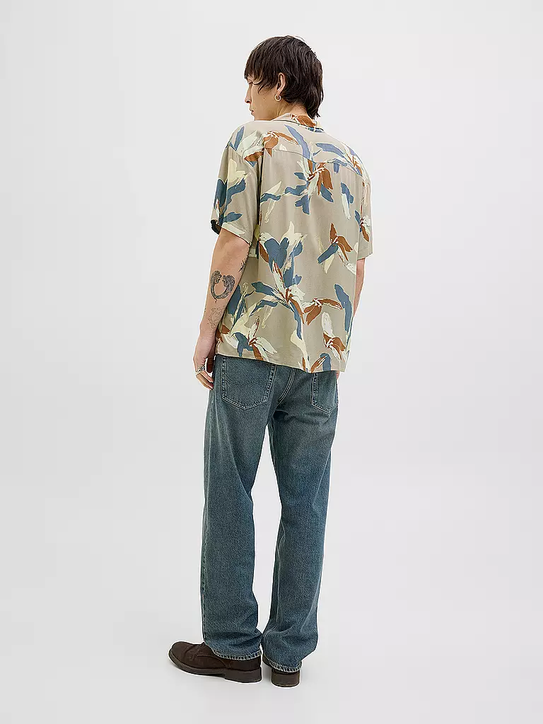 JACK & JONES | Hemd Regular Fit JORLUKE VARENNA | beige